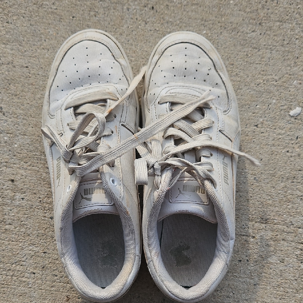 Kids White Sneakers